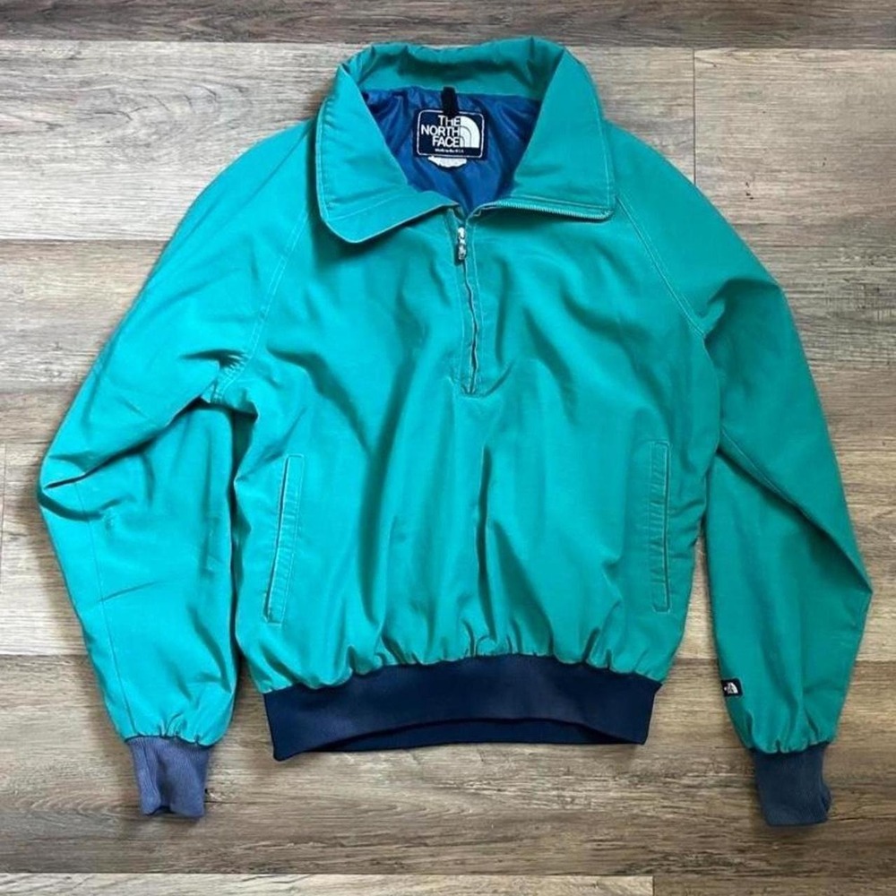 Vintage USA Made The North Face Teal Pullover Windbreaker XL Gorpcore 90s